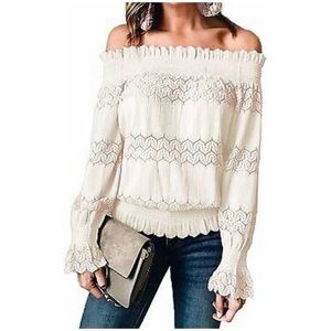 Revolve JOA Off the Shoulder White Blouse M